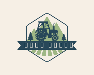 Plower - Agriculture Farm Tractor logo design