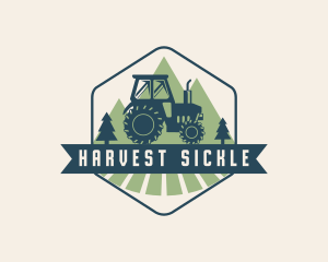 Agriculture Farm Tractor logo design