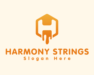 Sweet Honey Letter H logo design