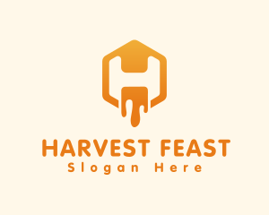 Sweet Honey Letter H logo design