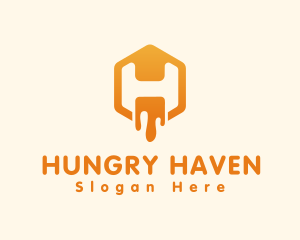 Sweet Honey Letter H logo design