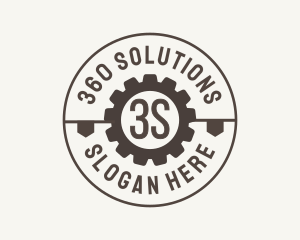 Industrial Mechanical Cog logo design