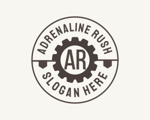 Industrial Mechanical Cog logo design