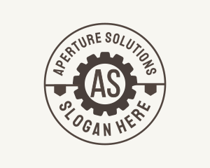 Industrial Mechanical Cog logo design