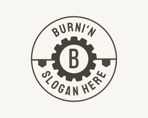 Industrial Mechanical Cog logo design