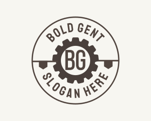 Industrial Mechanical Cog logo design