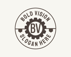 Industrial Mechanical Cog logo design