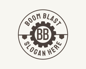 Industrial Mechanical Cog logo design