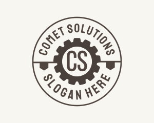 Industrial Mechanical Cog logo design