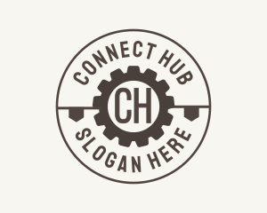 Industrial Mechanical Cog logo design