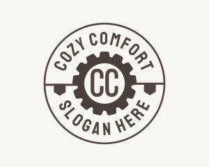 Industrial Mechanical Cog logo design