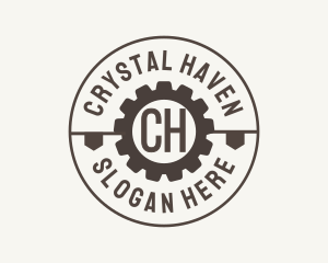 Industrial Mechanical Cog logo design