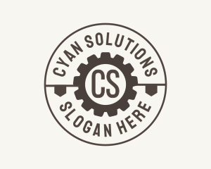 Industrial Mechanical Cog logo design