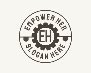 Industrial Mechanical Cog logo design