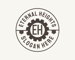 Industrial Mechanical Cog logo design