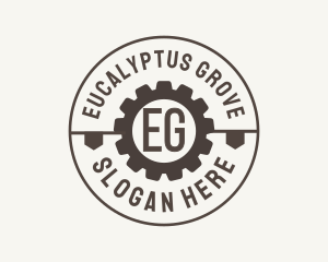 Industrial Mechanical Cog logo design