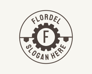 Industrial Mechanical Cog logo design