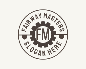 Industrial Mechanical Cog logo design