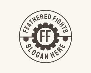 Industrial Mechanical Cog logo design