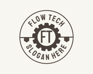 Industrial Mechanical Cog logo design