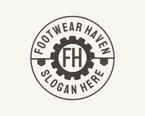 Industrial Mechanical Cog logo design