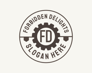 Industrial Mechanical Cog logo design