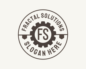 Industrial Mechanical Cog logo design