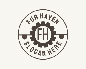 Industrial Mechanical Cog logo design