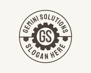 Industrial Mechanical Cog logo design