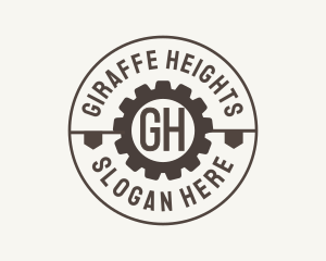 Industrial Mechanical Cog logo design