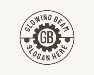 Industrial Mechanical Cog logo design