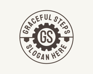 Industrial Mechanical Cog logo design