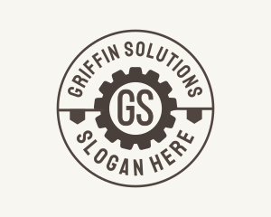 Industrial Mechanical Cog logo design