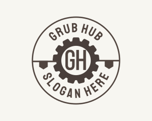 Industrial Mechanical Cog logo design