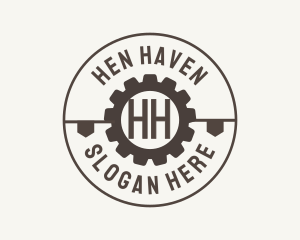 Industrial Mechanical Cog logo design