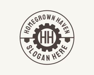 Industrial Mechanical Cog logo design