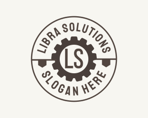 Industrial Mechanical Cog logo design