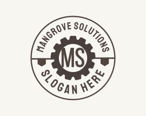 Industrial Mechanical Cog logo design