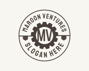 Industrial Mechanical Cog logo design