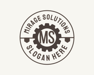 Industrial Mechanical Cog logo design