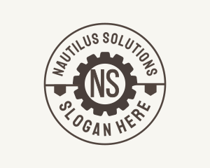 Industrial Mechanical Cog logo design