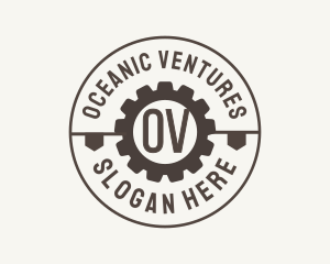 Industrial Mechanical Cog logo design