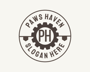 Industrial Mechanical Cog logo design