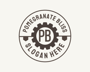 Industrial Mechanical Cog logo design