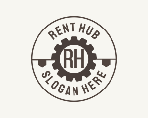 Industrial Mechanical Cog logo design