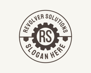 Industrial Mechanical Cog logo design