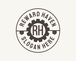 Industrial Mechanical Cog logo design