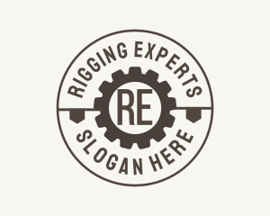 Industrial Mechanical Cog logo design