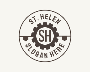 Industrial Mechanical Cog logo design