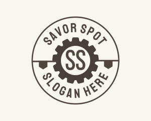 Industrial Mechanical Cog logo design